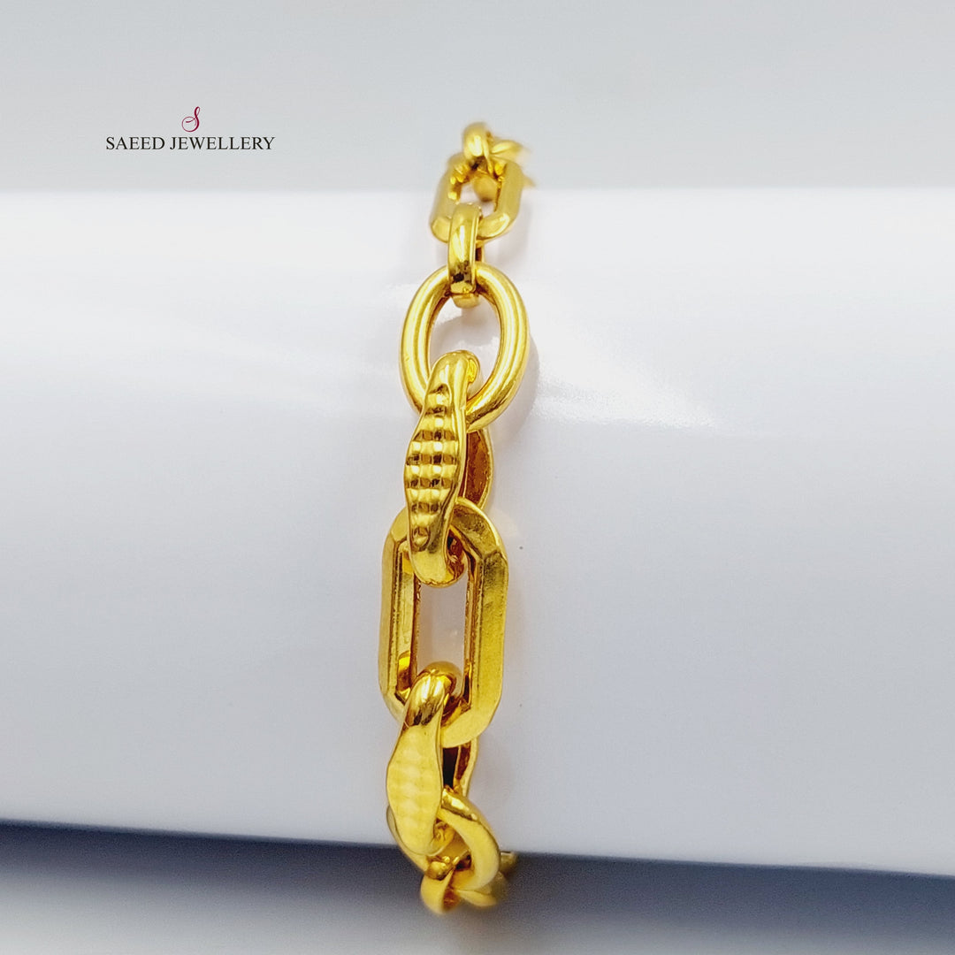 21K Gold Virna Bracelet by Saeed Jewelry - Image 1