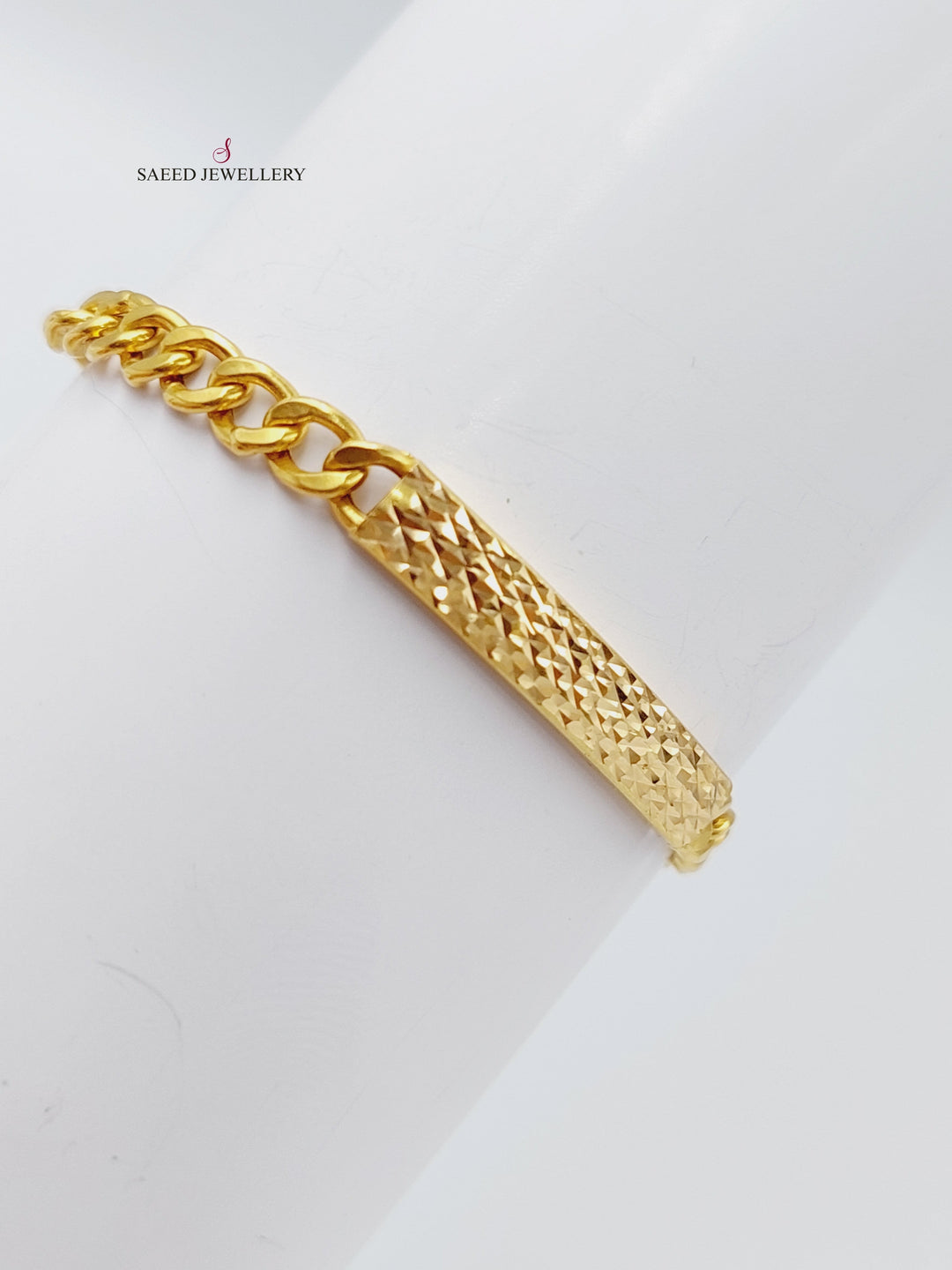 21K Gold Virna Bracelet by Saeed Jewelry - Image 4