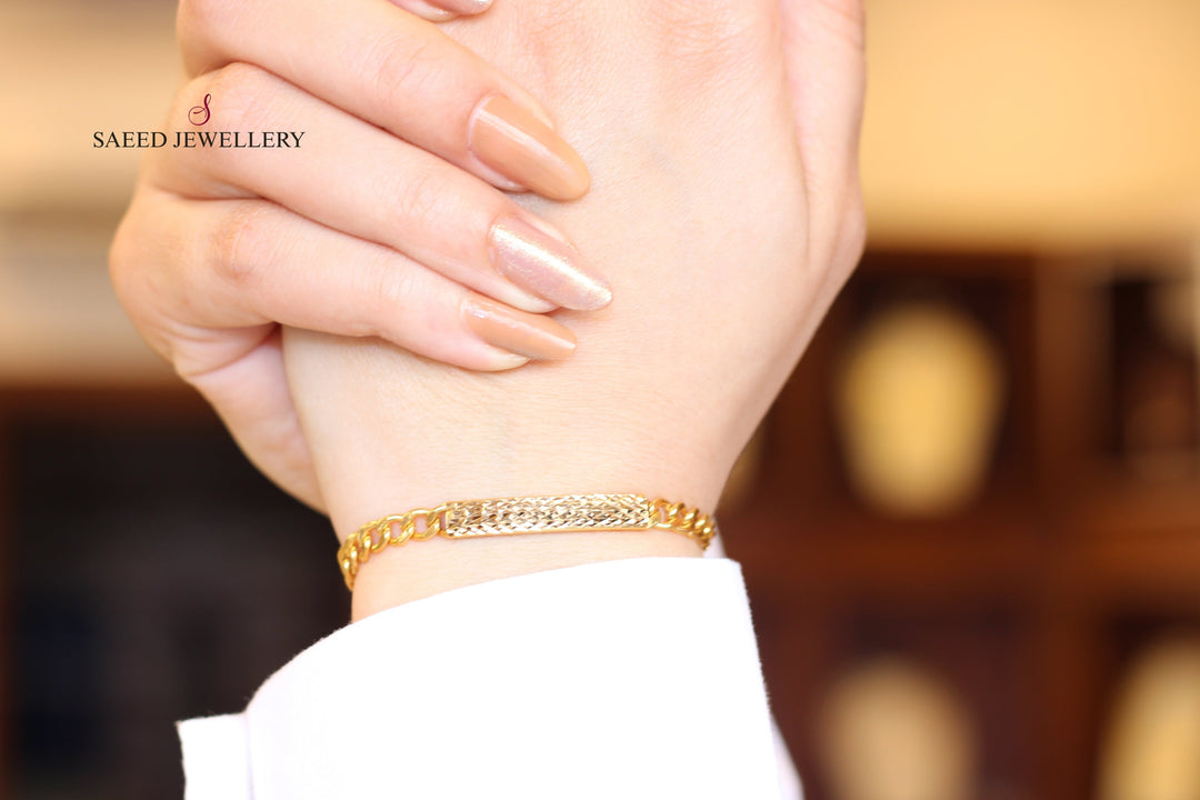 21K Gold Virna Bracelet by Saeed Jewelry - Image 1