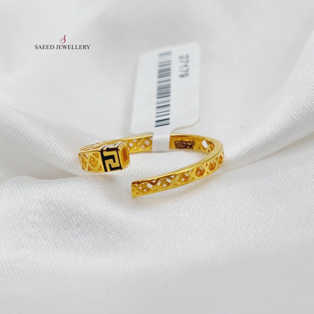 21K Gold Virna Fancy Ring by Saeed Jewelry - Image 3