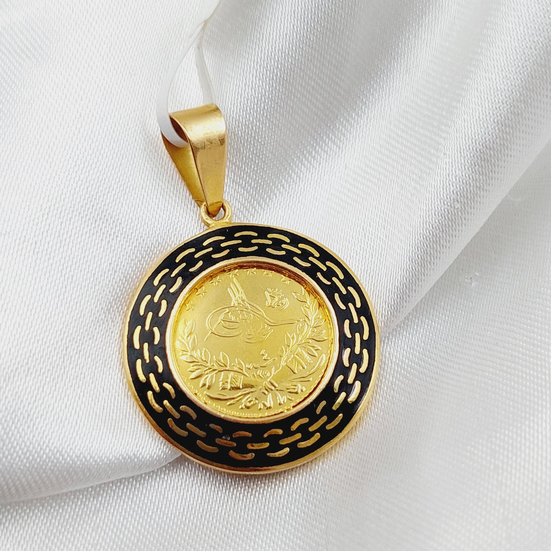 21K Gold Virna Pendant by Saeed Jewelry - Image 6