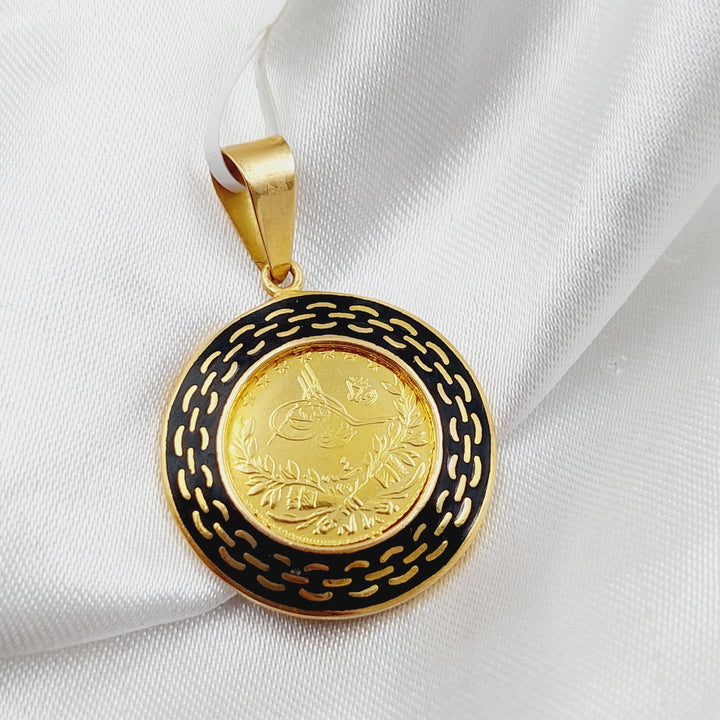 21K Gold Virna Pendant by Saeed Jewelry - Image 9