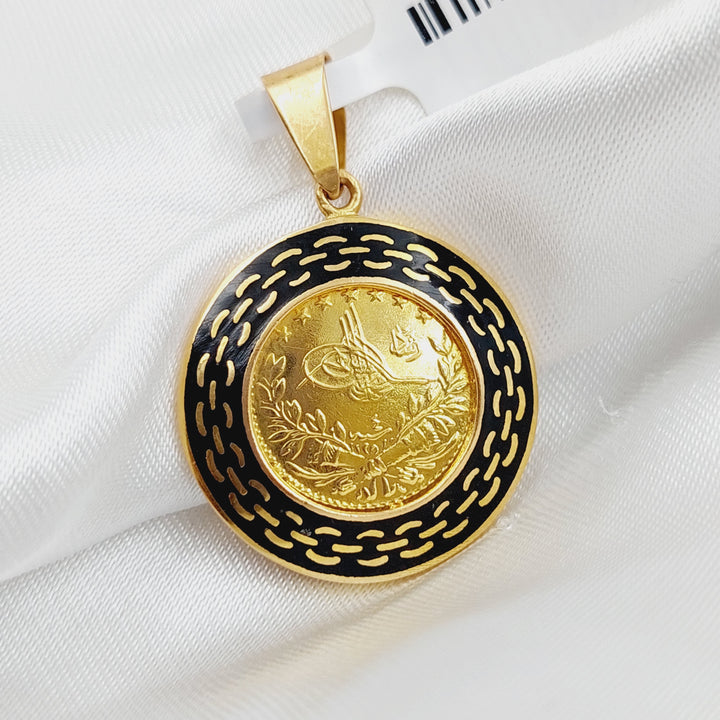 21K Gold Virna Pendant by Saeed Jewelry - Image 7