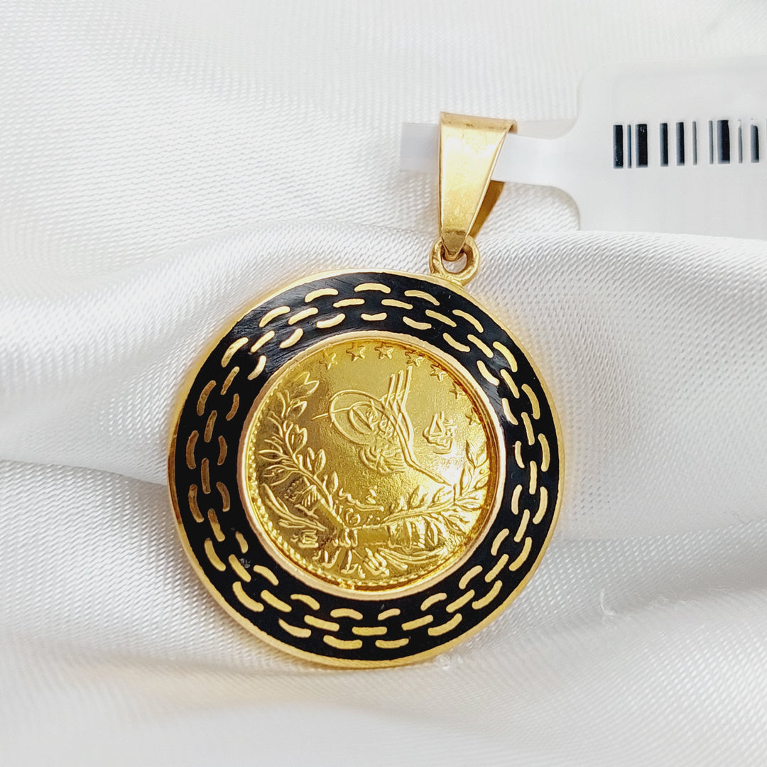 21K Gold Virna Pendant by Saeed Jewelry - Image 2