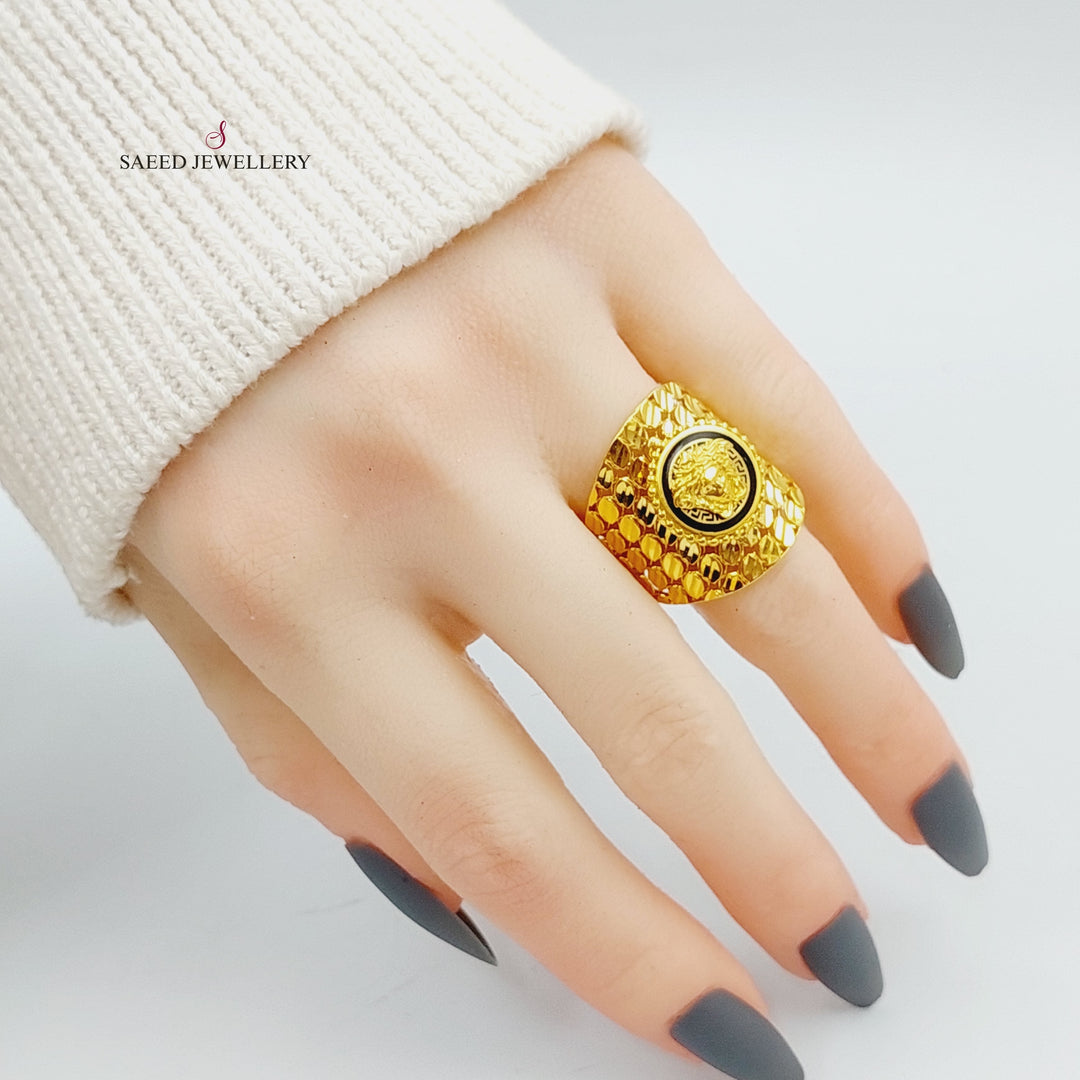 21K Gold Virna Ring by Saeed Jewelry - Image 2