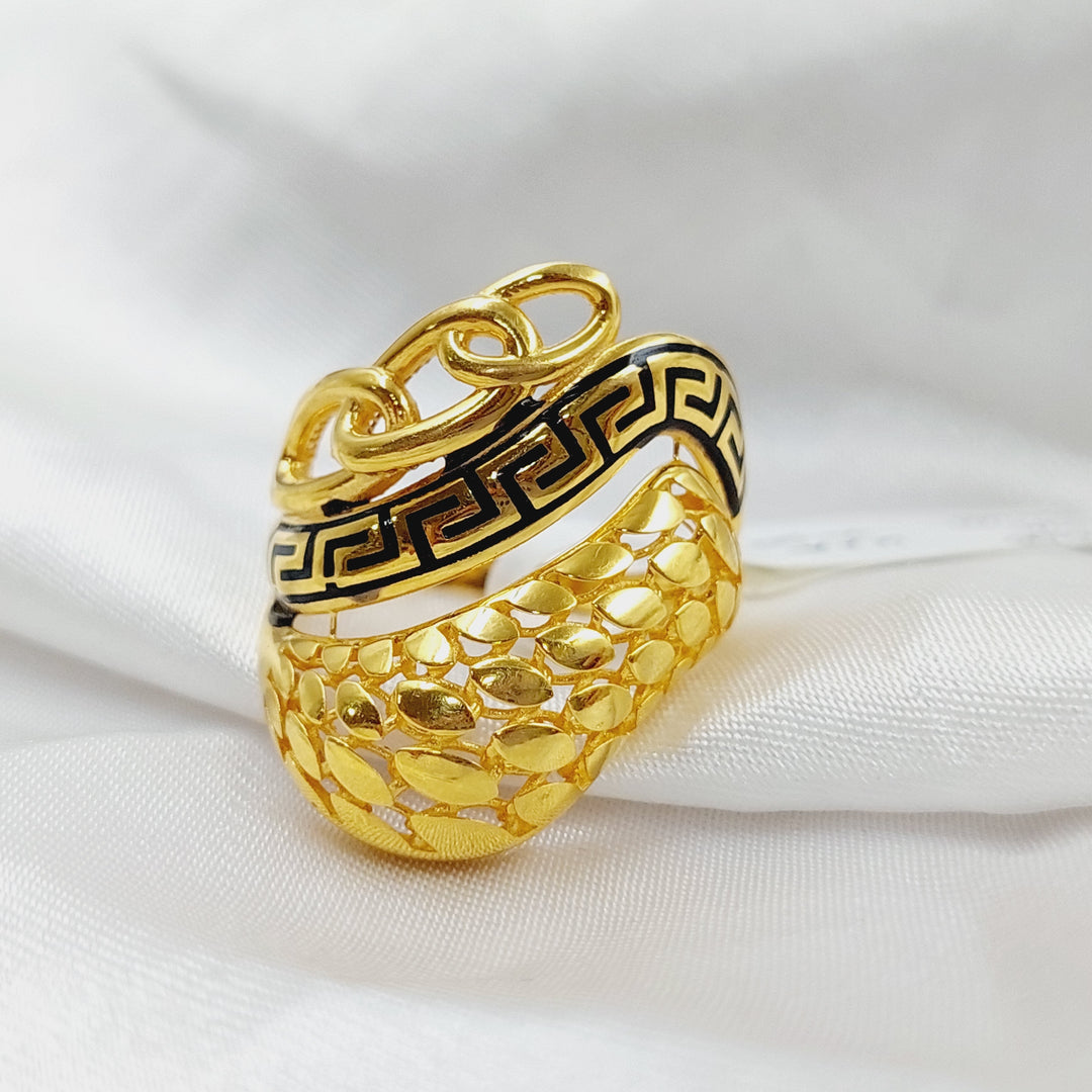 21K Gold Virnal Ring by Saeed Jewelry - Image 3