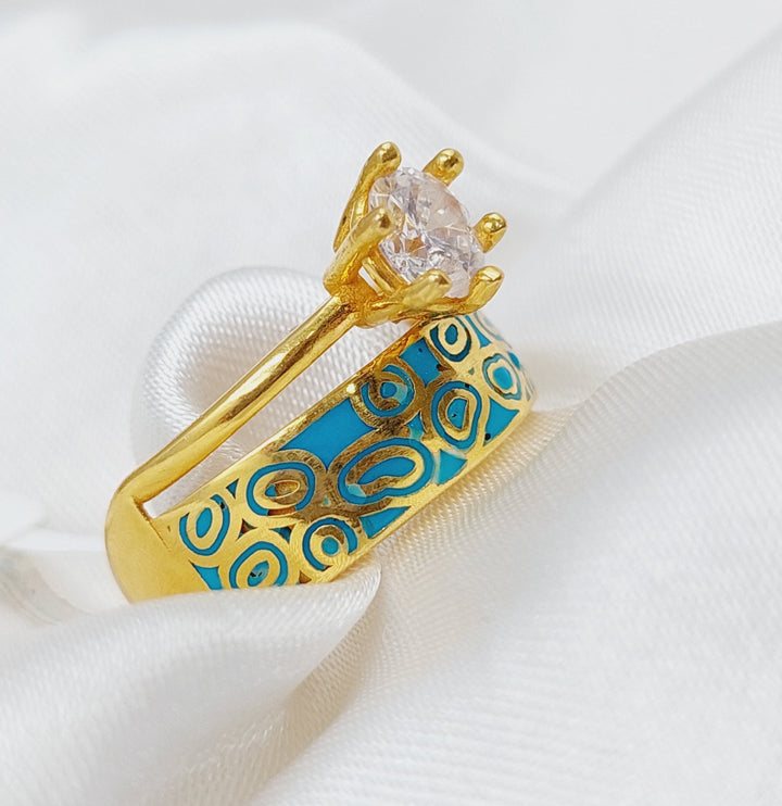 21K Gold Wedding Ring by Saeed Jewelry - Image 5