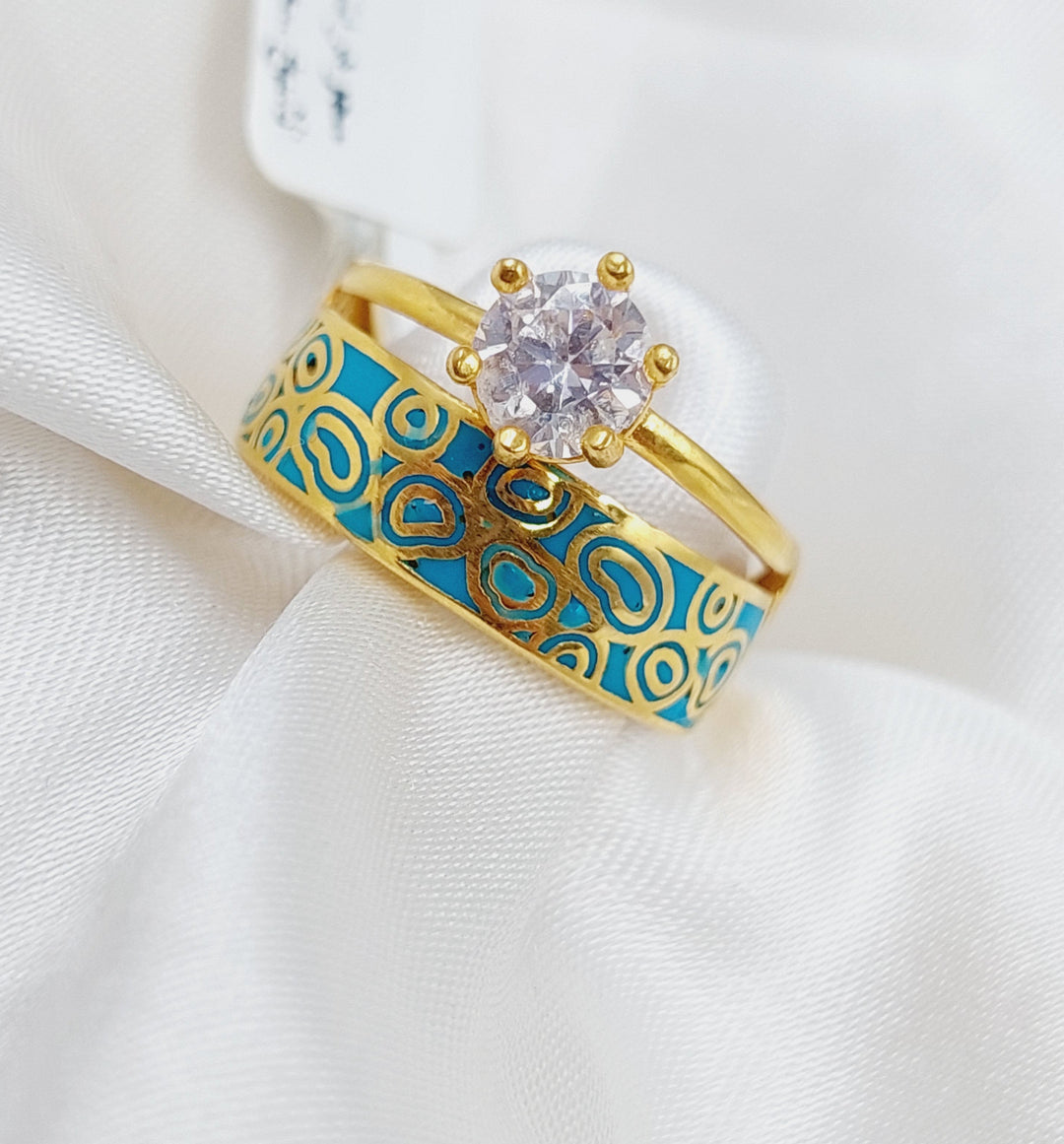 21K Gold Wedding Ring by Saeed Jewelry - Image 1