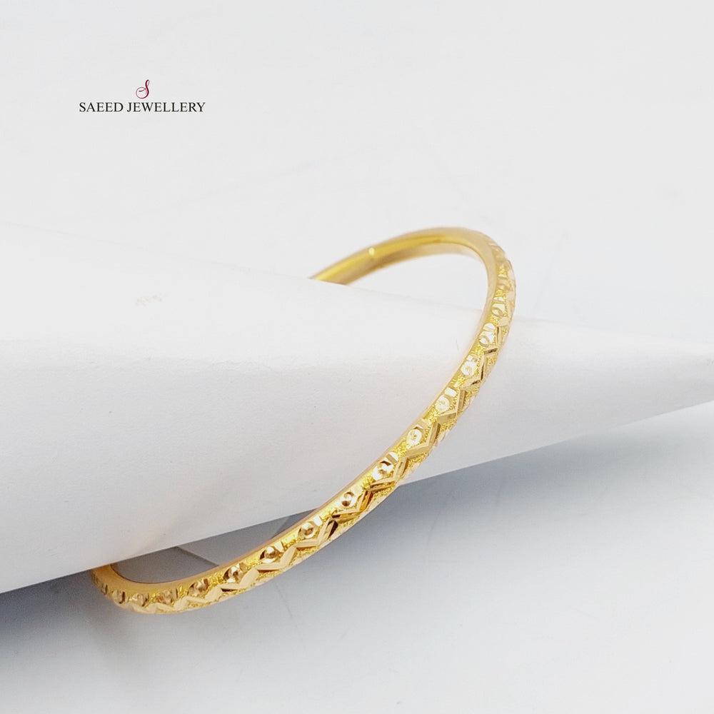 21K سحبة خلية النحل-مجوهرات الشيخ سعيد-Saeed Jewelry 