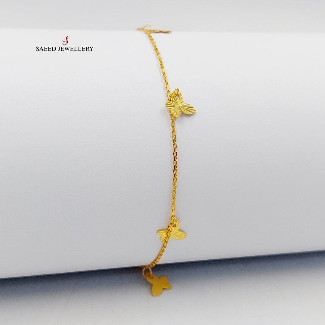 21K Gold Dandash Bracelet by Saeed Jewelry - Image 1