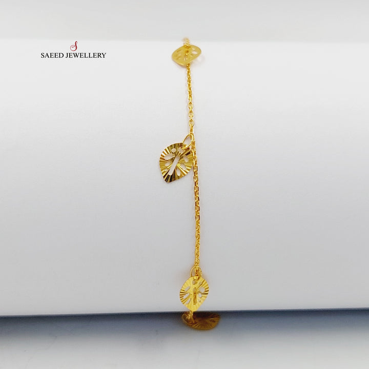 21K Gold Dandash Bracelet by Saeed Jewelry - Image 2