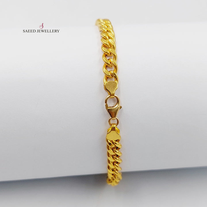 21K Gold Enameled Rashadi Bracelet by Saeed Jewelry - Image 2