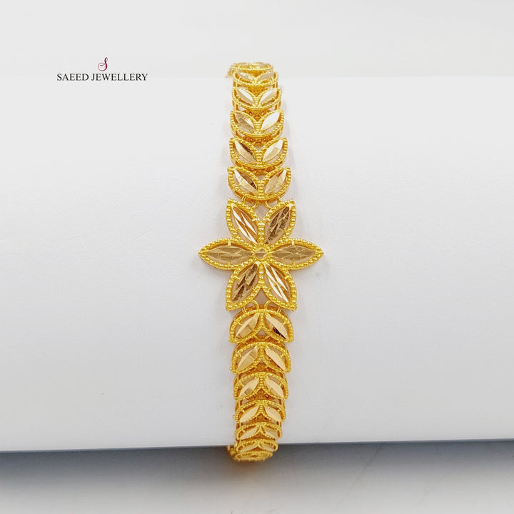 21K Gold Spike Bracelet by Saeed Jewelry - Image 1