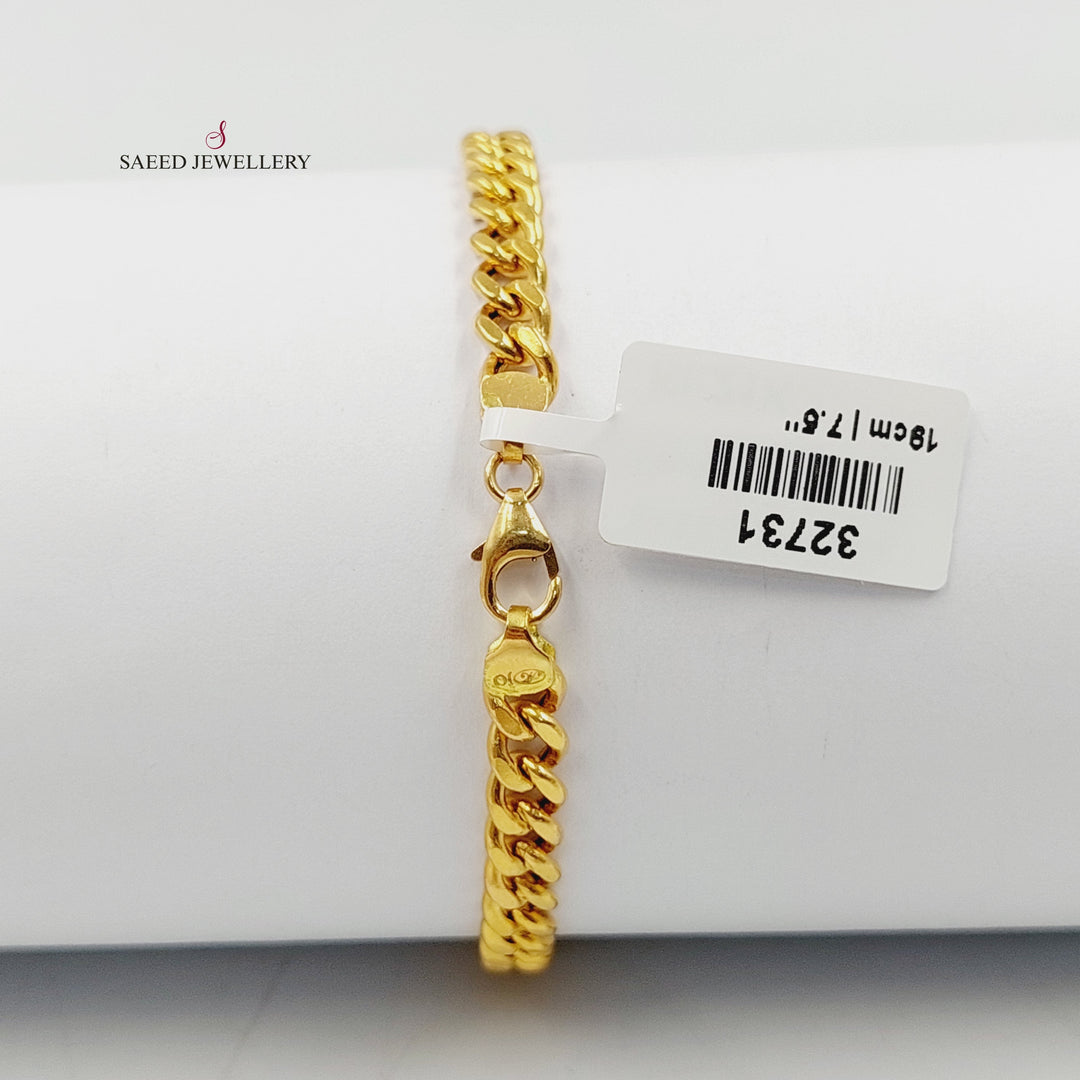 21K Gold Spike Bracelet by Saeed Jewelry - Image 5