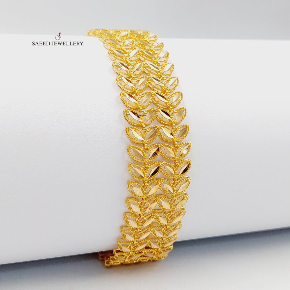 21K Gold Spike Bracelet by Saeed Jewelry - Image 2