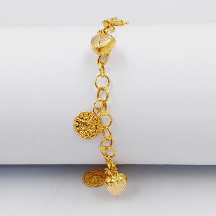 21K Gold Dandash Bracelet by Saeed Jewelry - Image 3