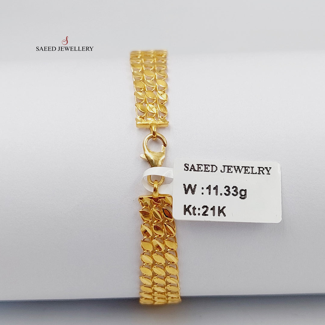 21K Gold Jessica Bracelet by Saeed Jewelry - Image 4