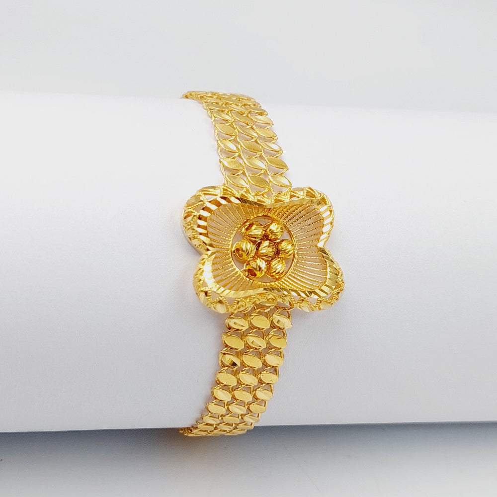 21K Gold Jessica Bracelet by Saeed Jewelry - Image 2