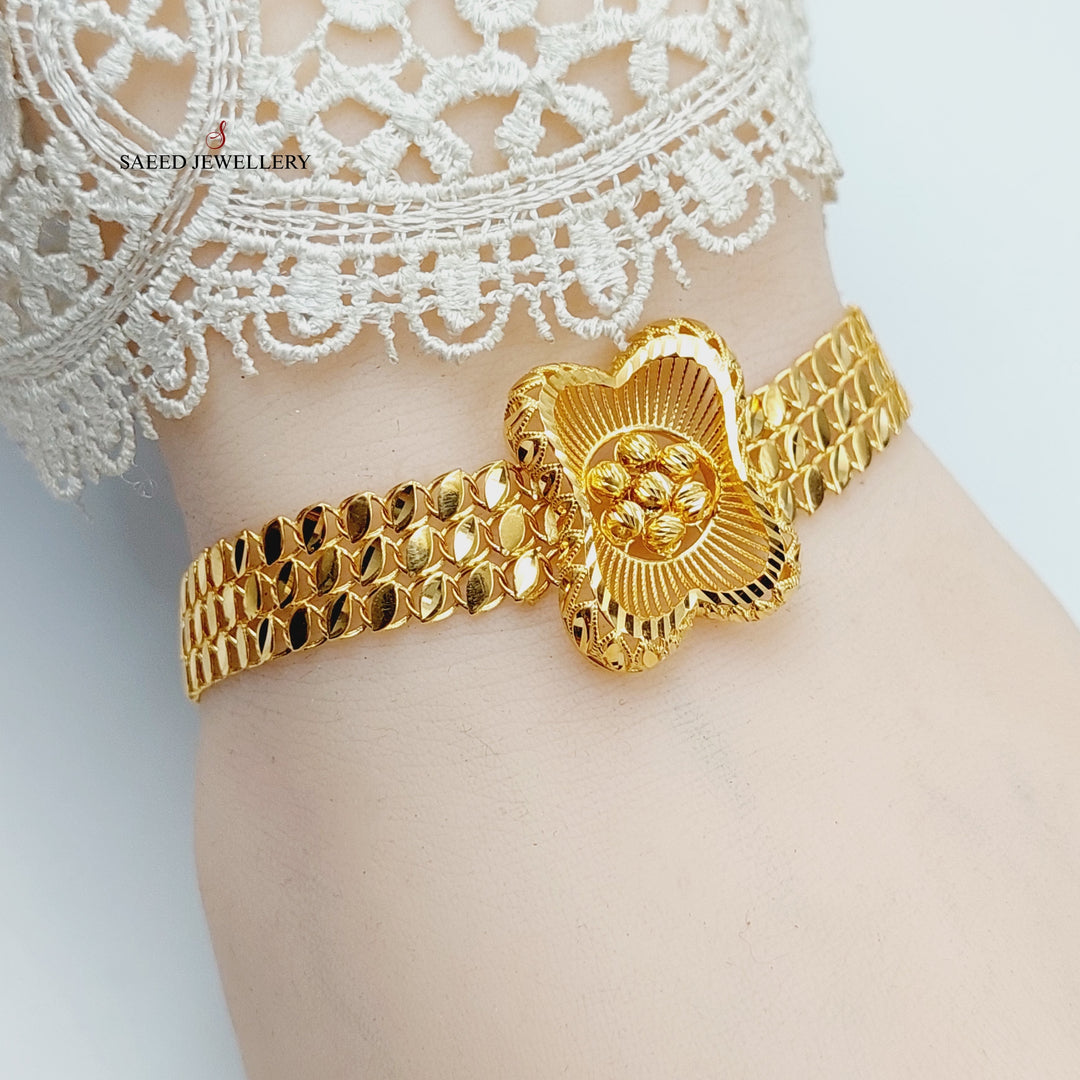 21K Gold Jessica Bracelet by Saeed Jewelry - Image 5