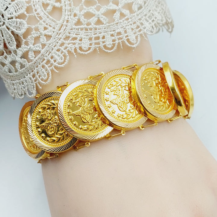 21K Gold Rashadi Bracelet by Saeed Jewelry - Image 8