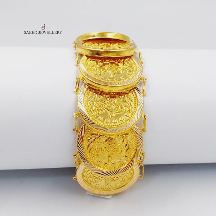 21K Gold Rashadi Bracelet by Saeed Jewelry - Image 1