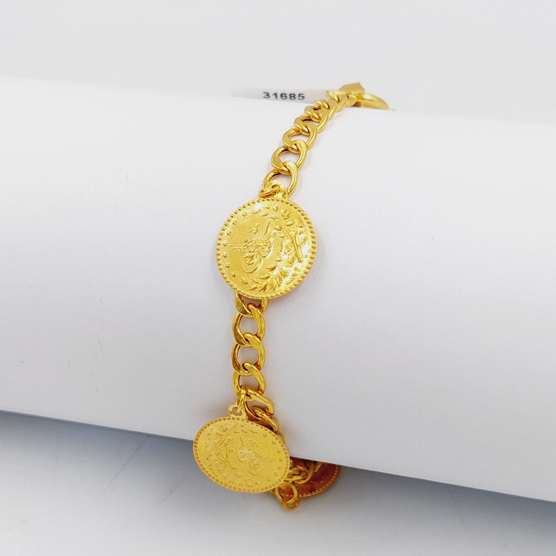 21K Gold Rashadi Dandash Bracelet by Saeed Jewelry - Image 5