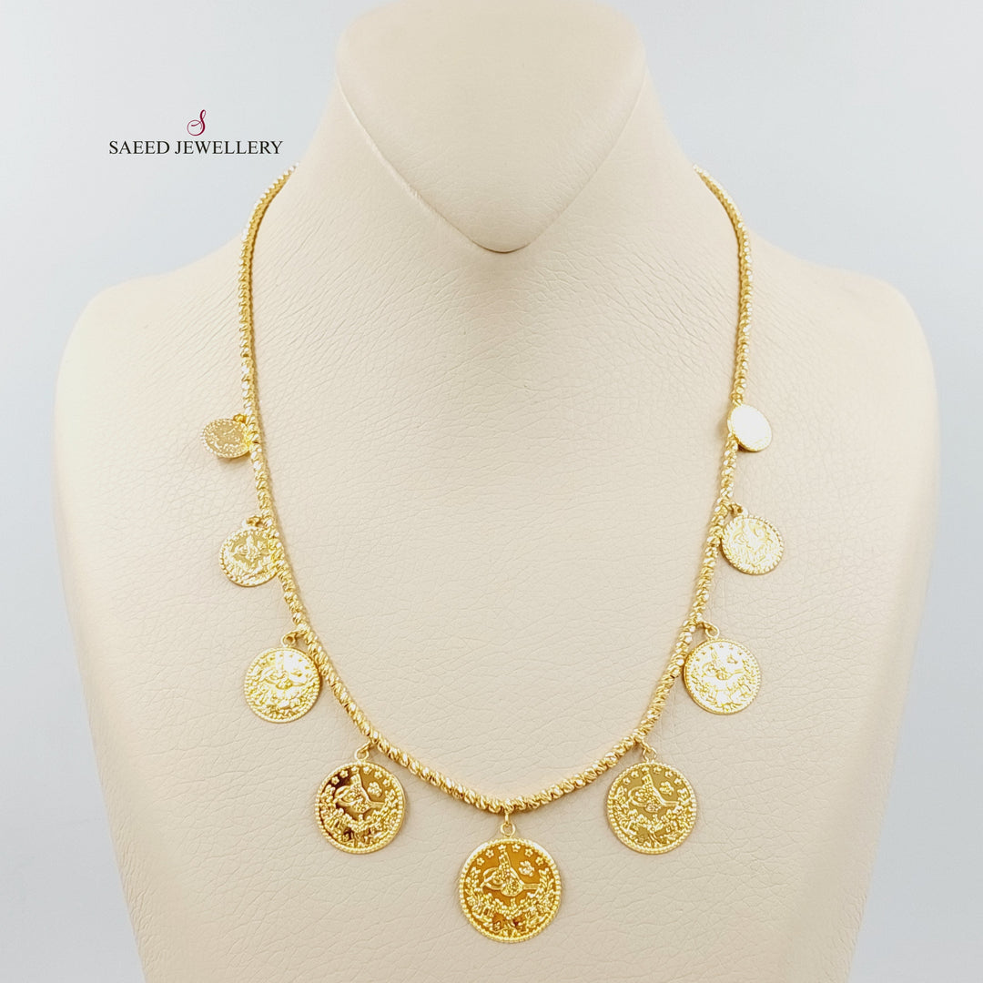 21K Gold Deluxe Rashadi Necklace by Saeed Jewelry - Image 1