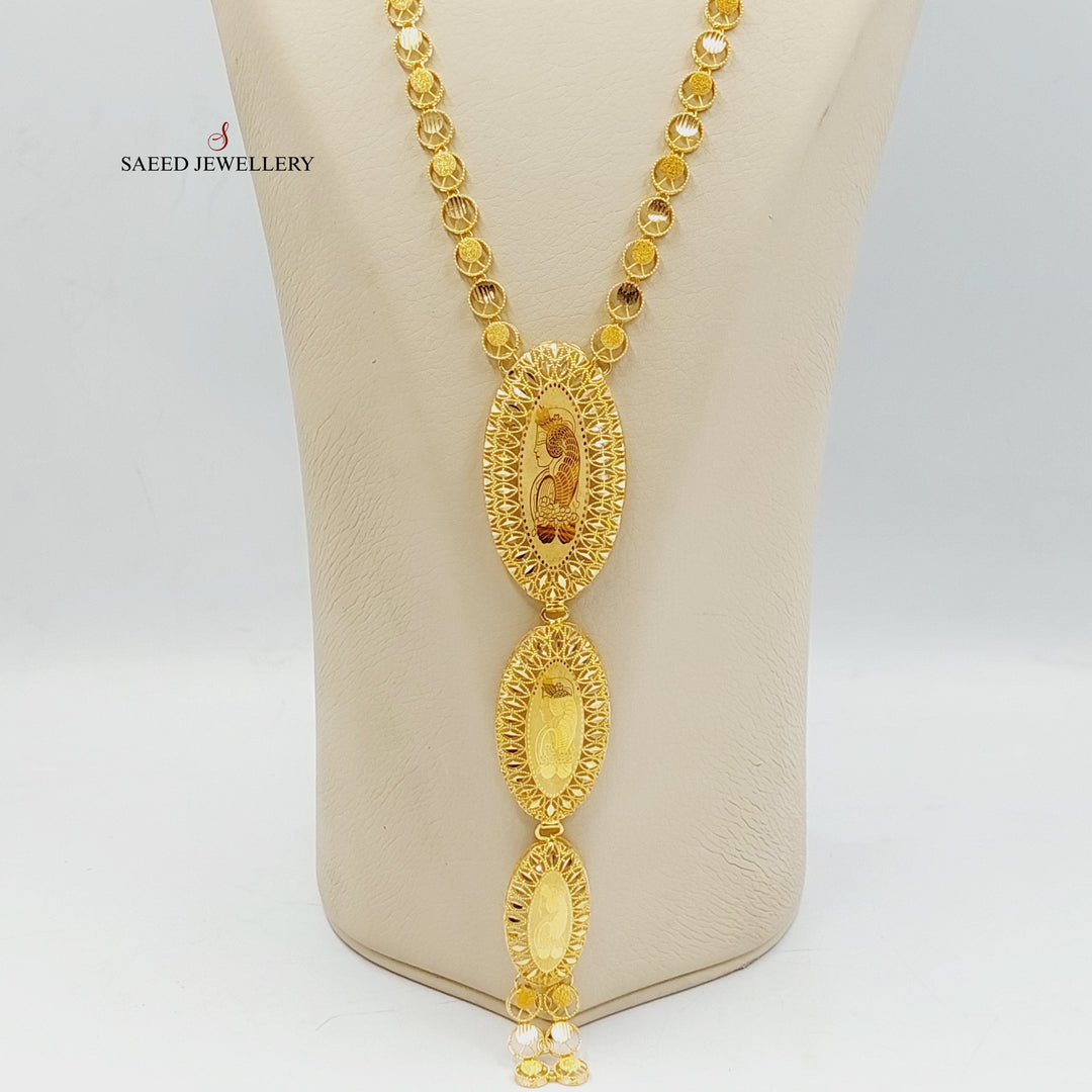 21K Gold Ounce Necklace by Saeed Jewelry - Image 2