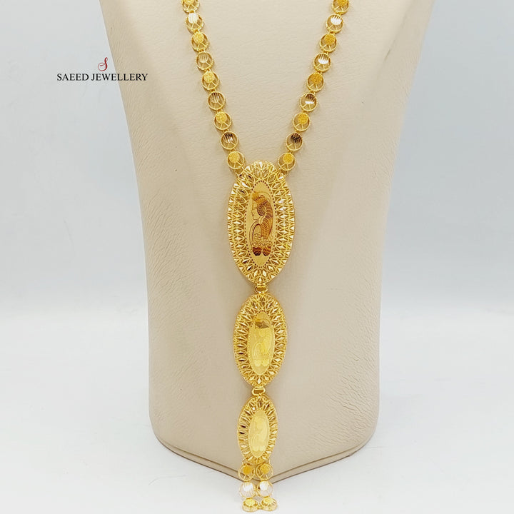 21K Gold Ounce Necklace by Saeed Jewelry - Image 2