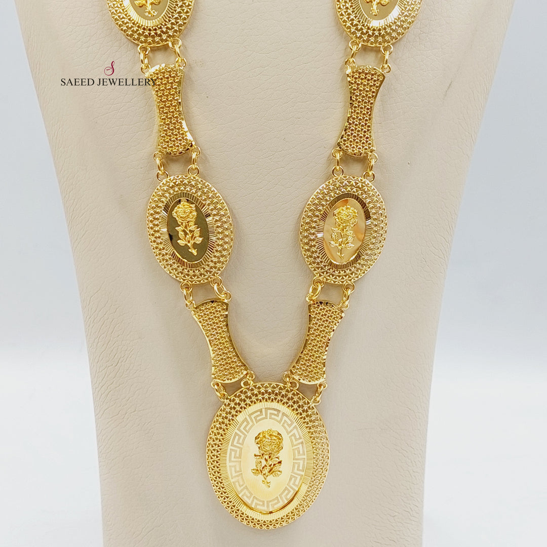 21K Gold Ounce Necklace by Saeed Jewelry - Image 5