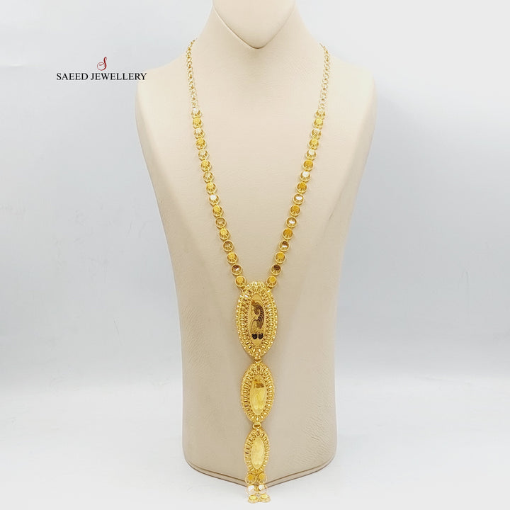 21K Gold Ounce Necklace by Saeed Jewelry - Image 1