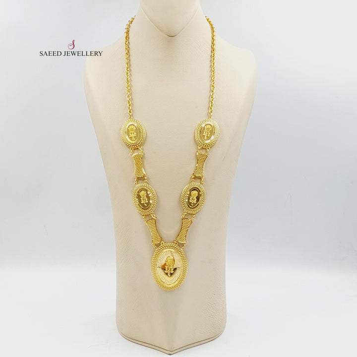 21K Gold Ounce Necklace by Saeed Jewelry - Image 1