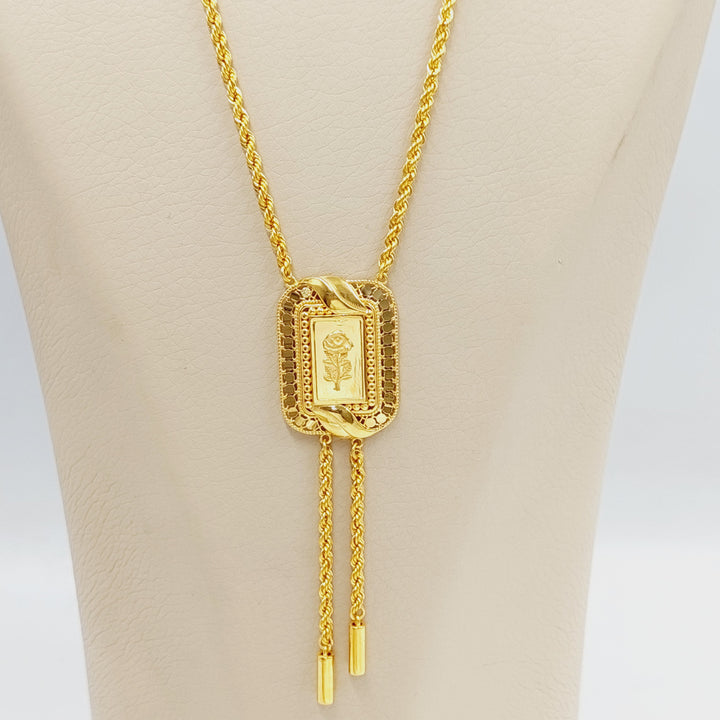 21K Gold Ounce Rope Necklace by Saeed Jewelry - Image 6