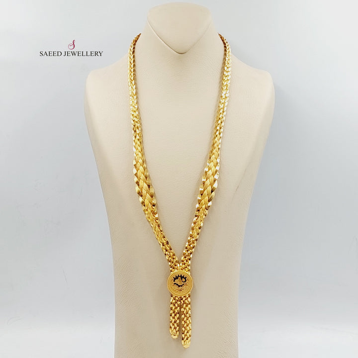 21K Gold Rashadi Taft Necklace by Saeed Jewelry - Image 1