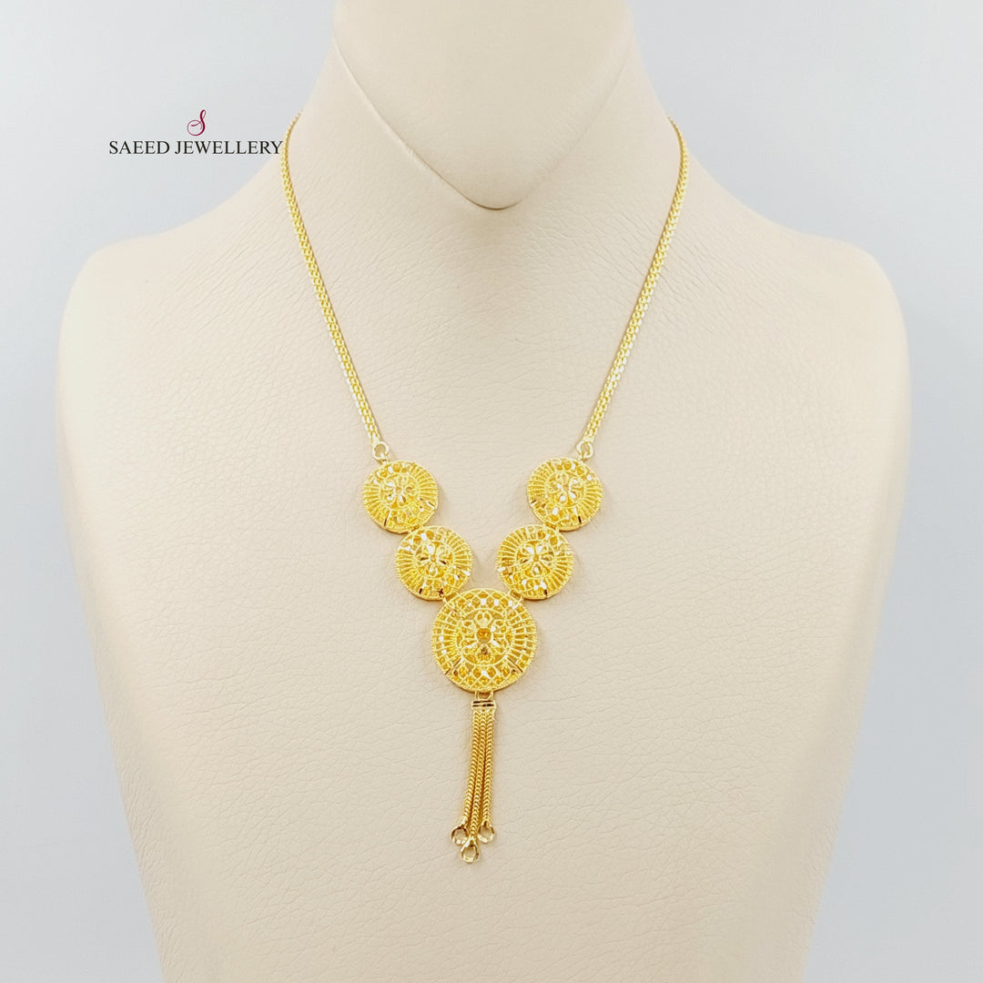 21K Gold Emirati Necklace by Saeed Jewelry - Image 1