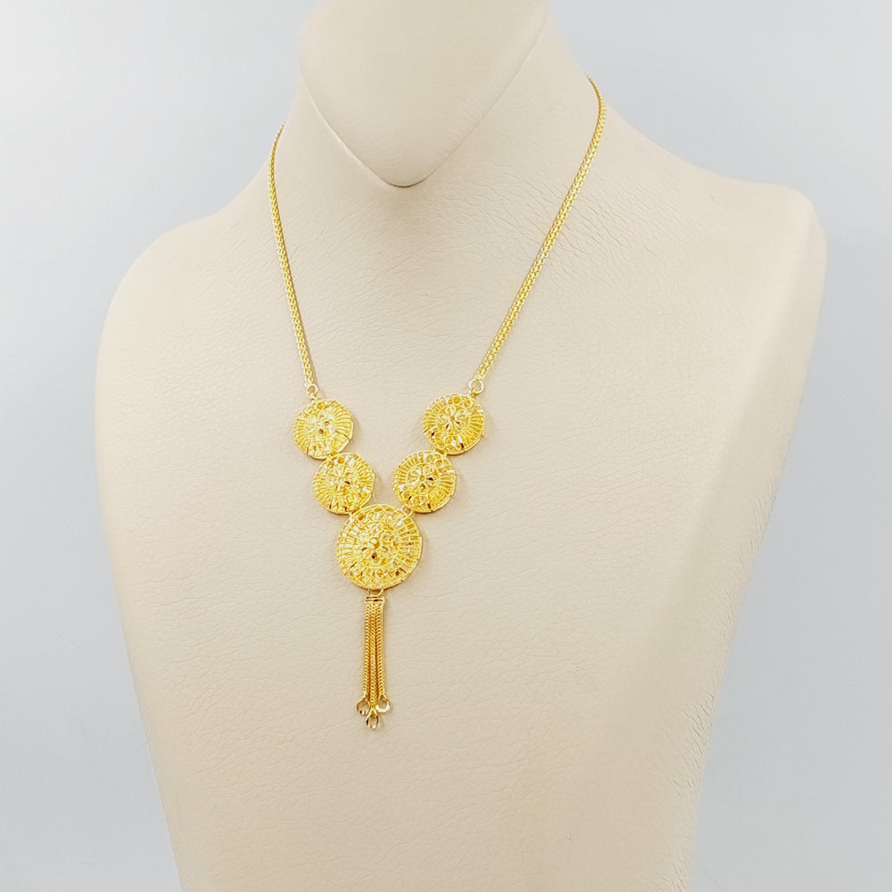 21K Gold Emirati Necklace by Saeed Jewelry - Image 2