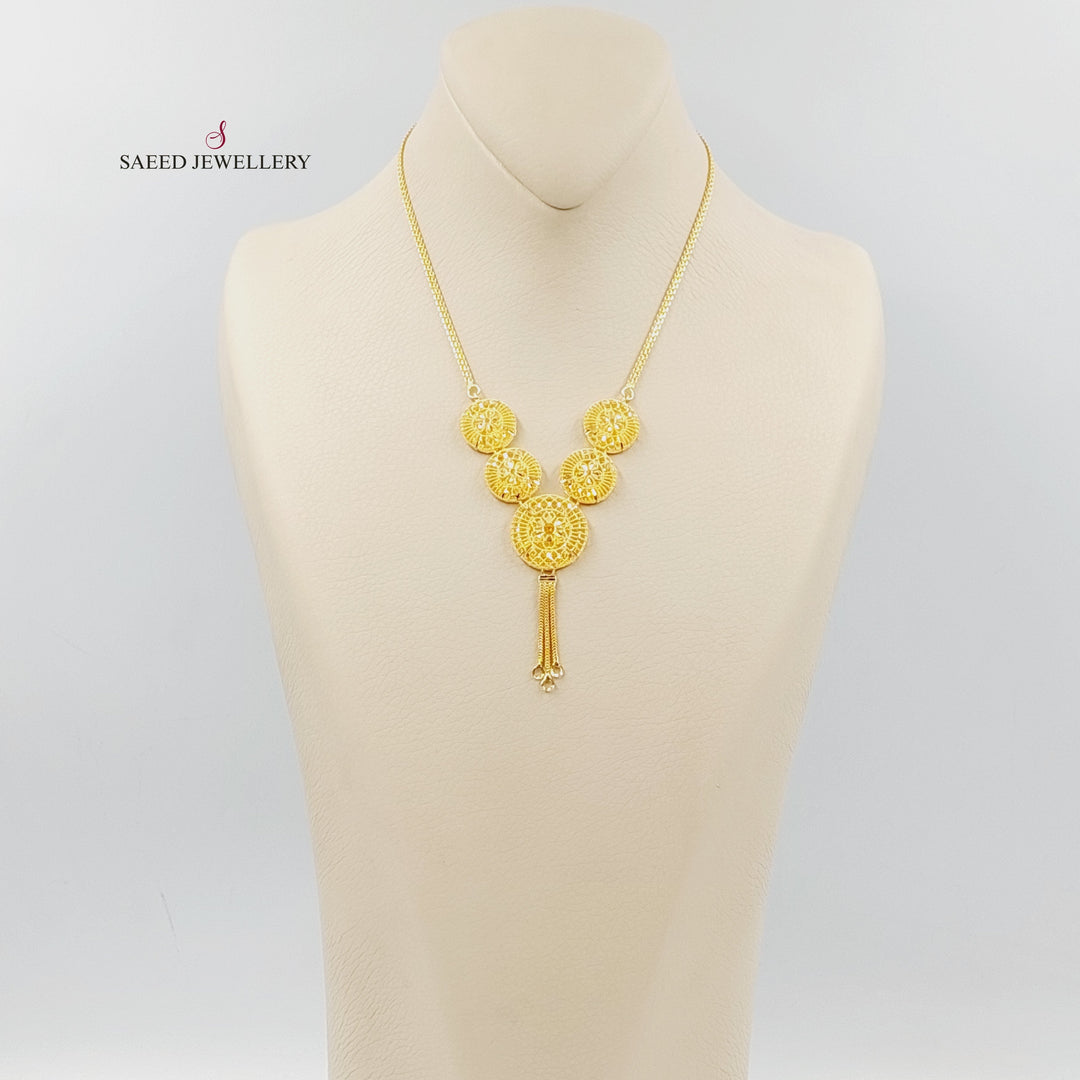 21K Gold Emirati Necklace by Saeed Jewelry - Image 5