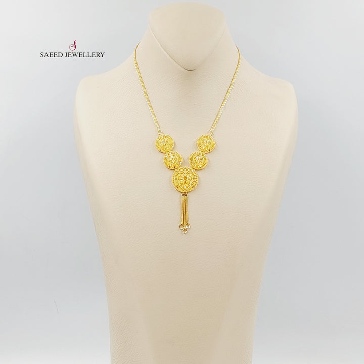 21K Gold Emirati Necklace by Saeed Jewelry - Image 5