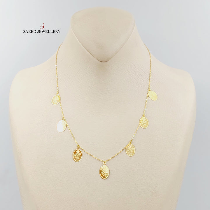 21K Gold Ounce Dandash Necklace by Saeed Jewelry - Image 7