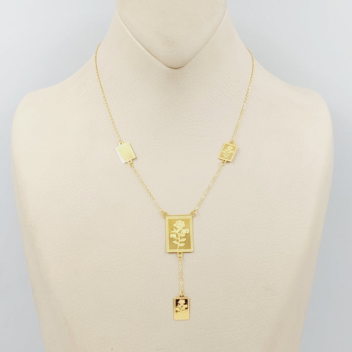 21K Gold Ounce Necklace by Saeed Jewelry - Image 5