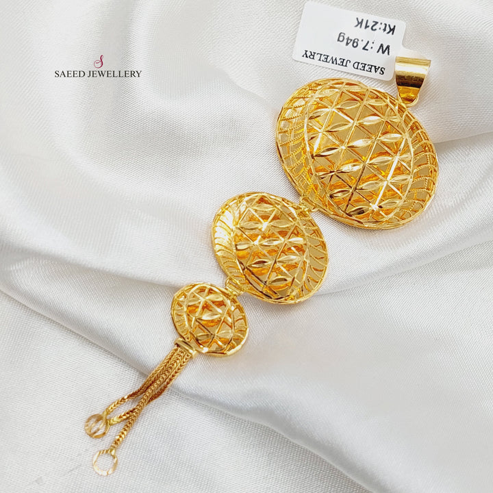 21K Gold Bahraini Pendant by Saeed Jewelry - Image 5