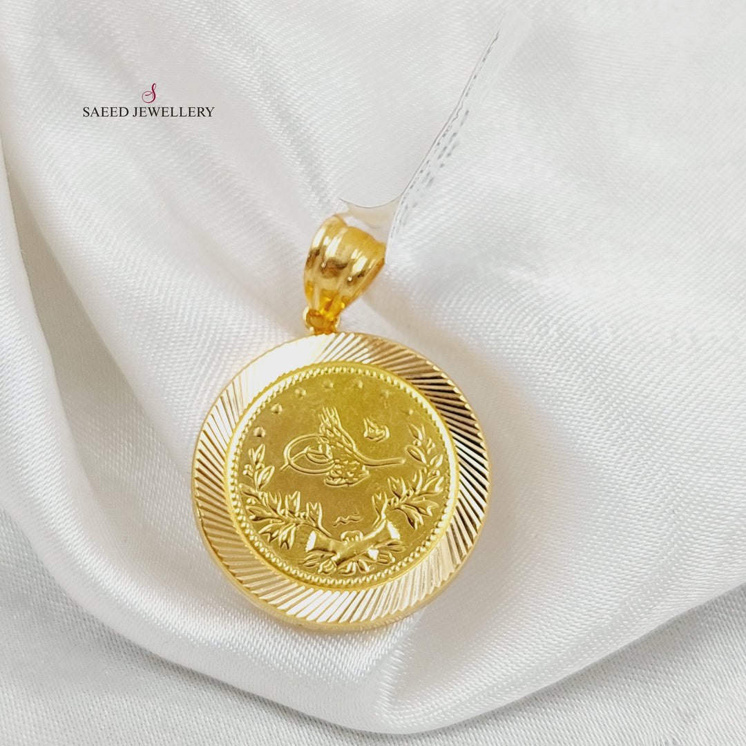 21K Gold Rashadi Pendant by Saeed Jewelry - Image 4