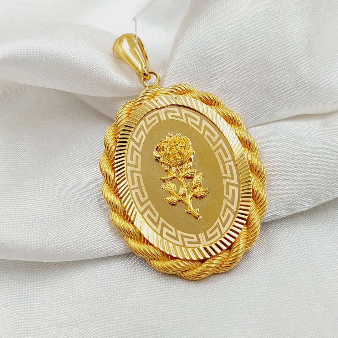 21K Gold Ounce Pendant by Saeed Jewelry - Image 5