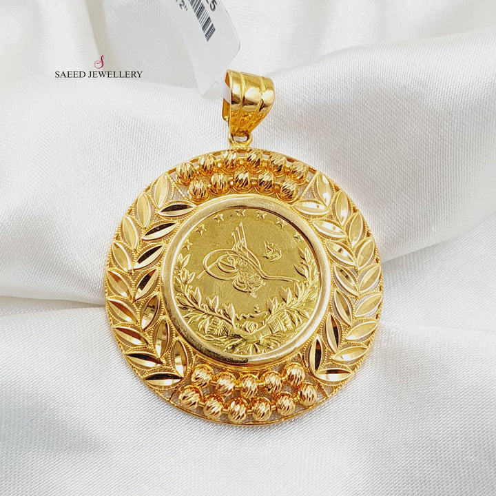 21K Gold Rashadi Pendant by Saeed Jewelry - Image 1