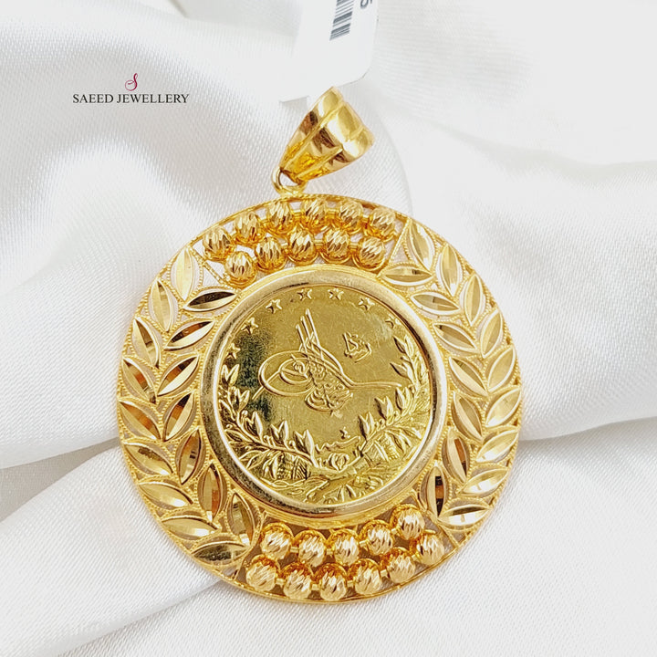 21K Gold Rashadi Pendant by Saeed Jewelry - Image 5