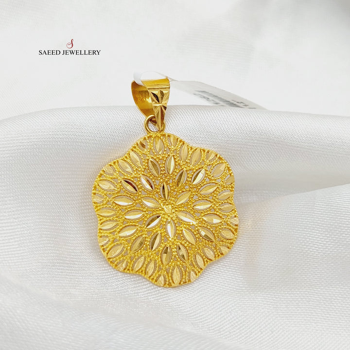 21K Gold Star Pendant by Saeed Jewelry - Image 1