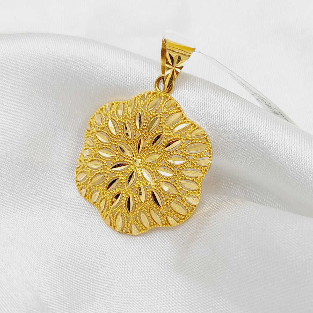 21K Gold Star Pendant by Saeed Jewelry - Image 3