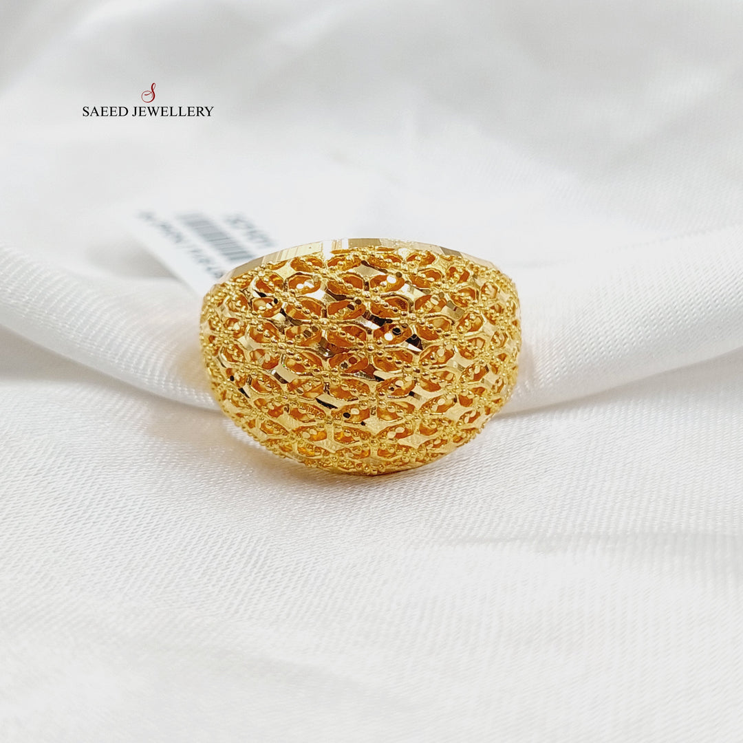 21K Gold Bahraini Ring by Saeed Jewelry - Image 1