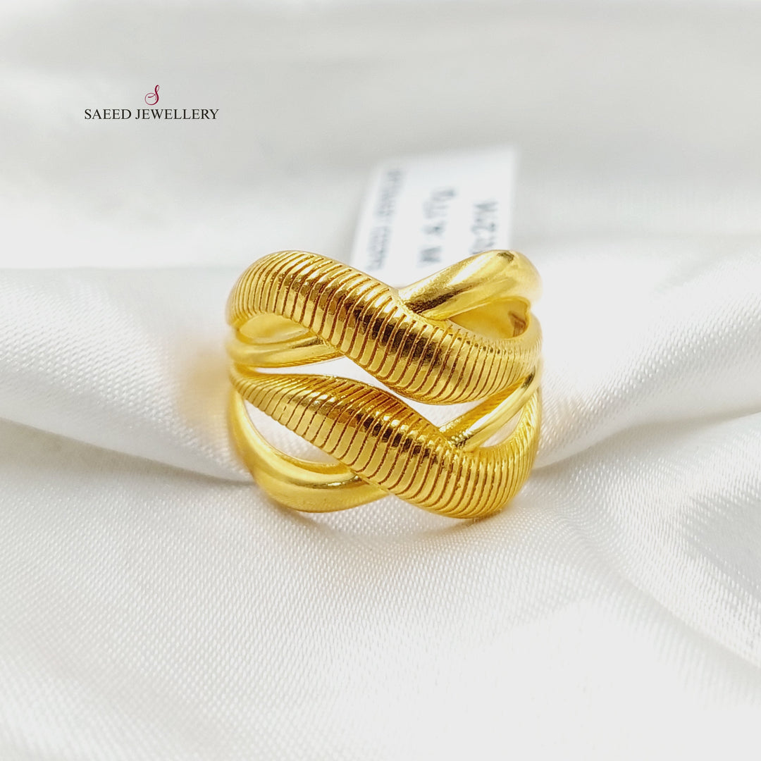 21K Gold Deluxe Ring by Saeed Jewelry - Image 1