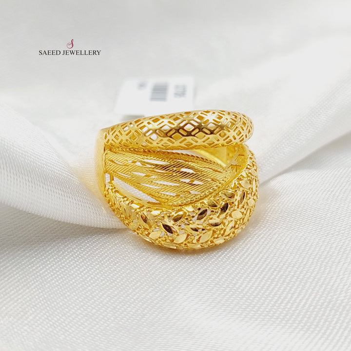 21K Gold Deluxe Ring by Saeed Jewelry - Image 1